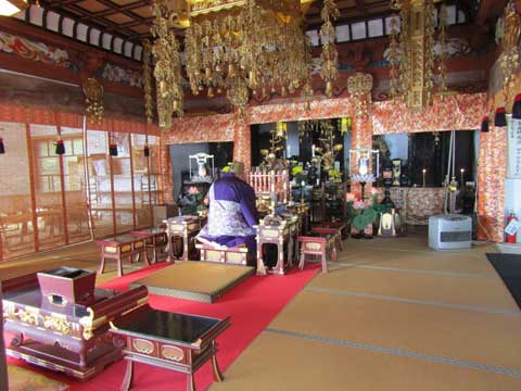 如来寺内陣